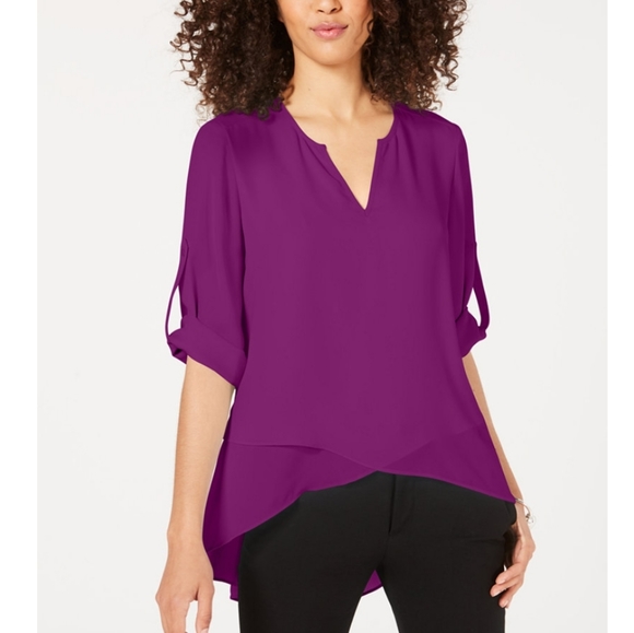 Alfani Tops - ALFANI High-Low Crossover Top Alfani Tops - ALFANI High-Low Crossover Top